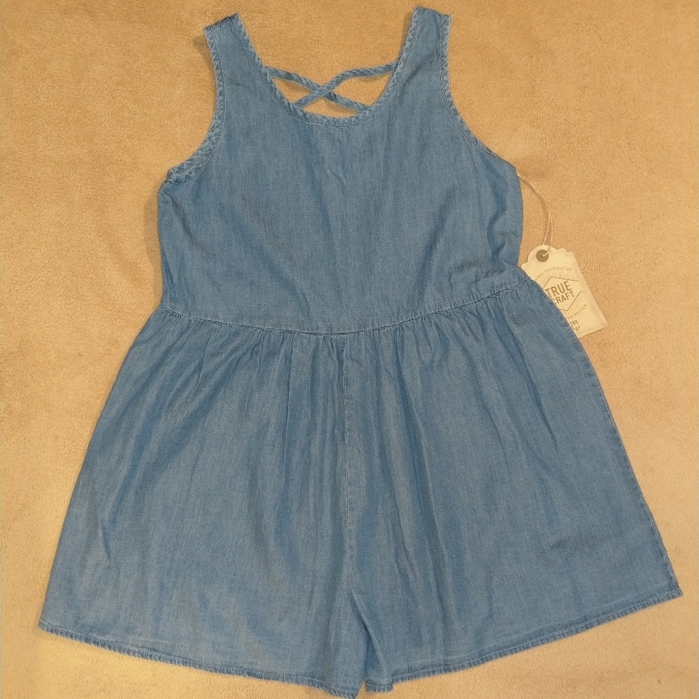 True Craft Romper Shorts,‎ Large (12/14), NWT